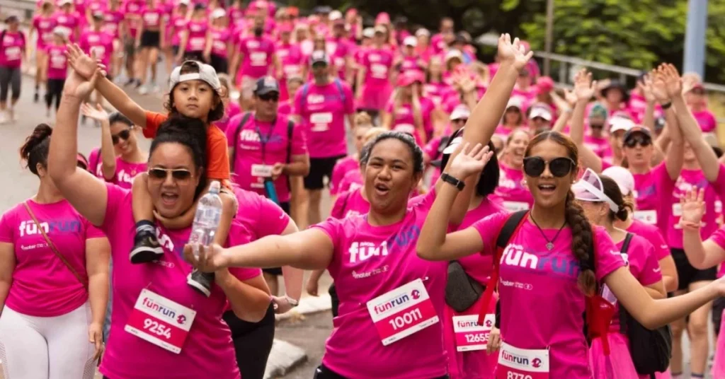 Breast cancer fun run