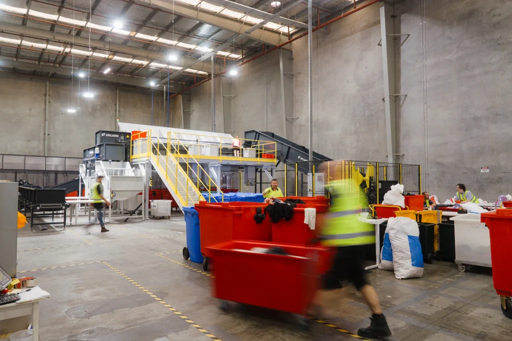 Salvos Stores' first textile recovery